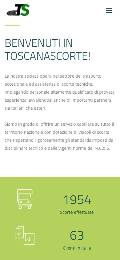Toscana Scorte: anteprima della versione mobile